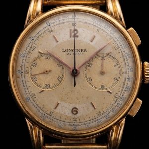 Longines 30 CH Chronographe – Or 18k – Circa 50