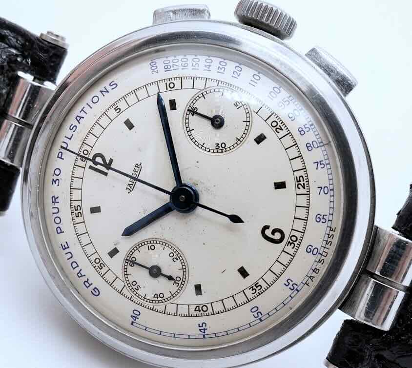 Jaeger Chronographe Pulsomètre – Années 1940 – Image 6