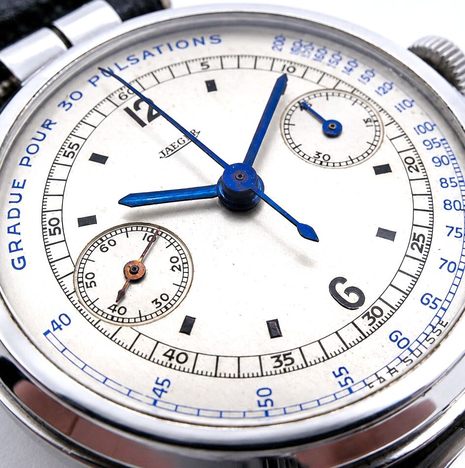 Jaeger Chronographe Pulsomètre – Années 1940 – Image 3